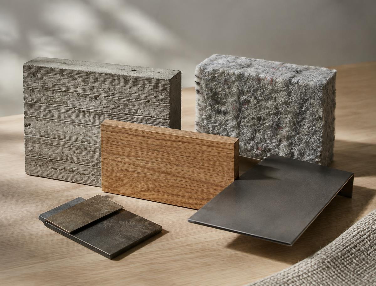Selección de materiales de construcción contemporánea
