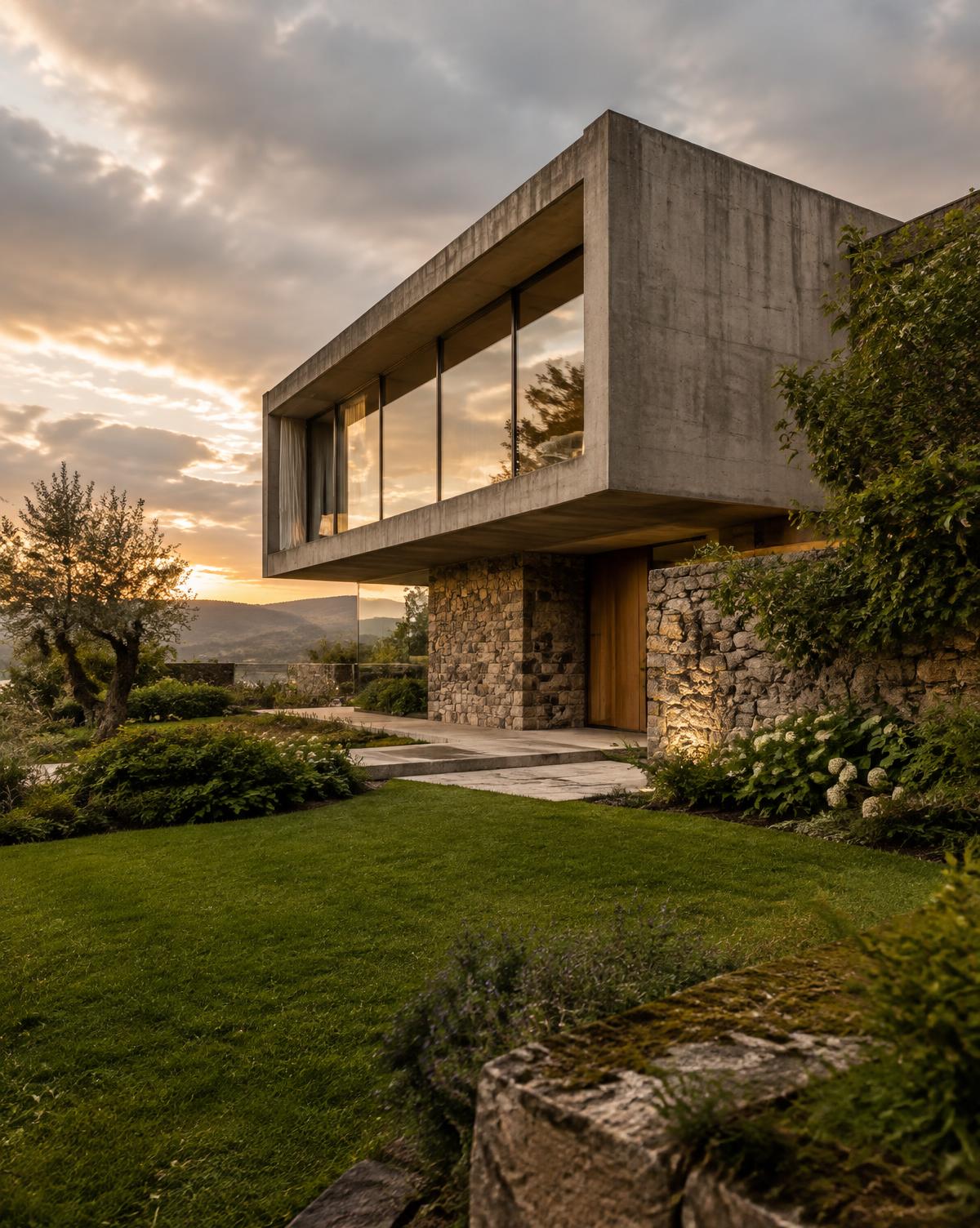 Vivienda unifamiliar contemporánea